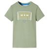 Dětsk&eacute; tričko světle khaki 128
