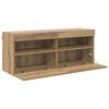 vidaXL TV wall cabinet N&aacute;stěnn&yacute; Artisanov&yacute; dub 100 x 30 x 40 cm