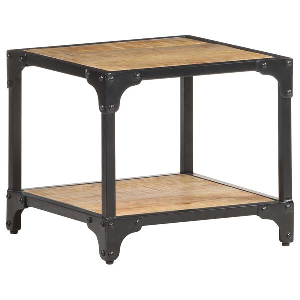 vidaXL Konferenční stolek 40 x 40 x 36 cm masivní hrubý mangovník