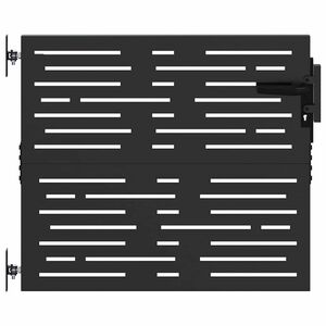 vidaXL Zahradn&iacute; br&aacute;na 85 x 100 cm Pr&aacute;&scaron;kově lakovan&aacute; ocel Zamykateln&eacute;