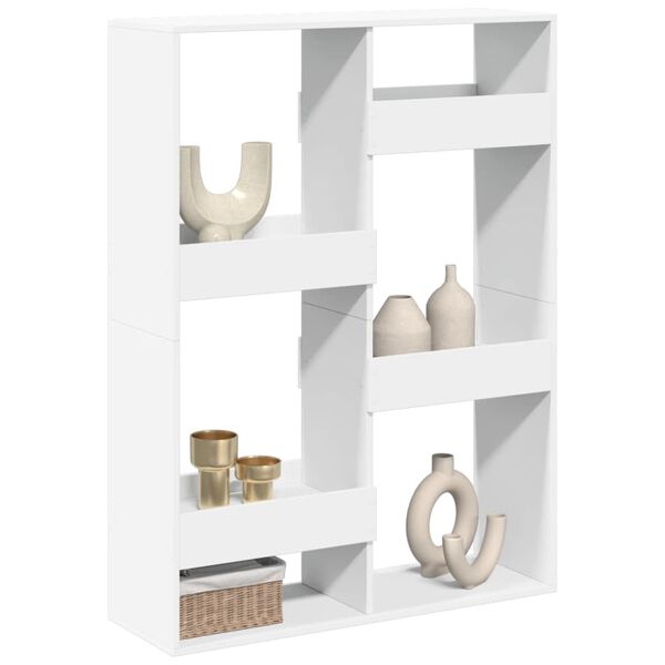 vidaXL Dělicí stěna bílá 100 x 33 x 135 cm kompozitní dřevo