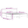 vidaXL Postel bez matrace 200 x 200 cm masivn&iacute; borovice