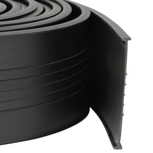 vidaXL Těsněn&iacute; gar&aacute;žov&yacute;ch dveř&iacute; Čern&aacute; 70 x 6 mm 4,5 m PVC