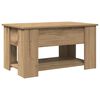 vidaXL Konferenčn&iacute; stolek dub artisan 79x49x41 cm kompozitn&iacute; dřevo