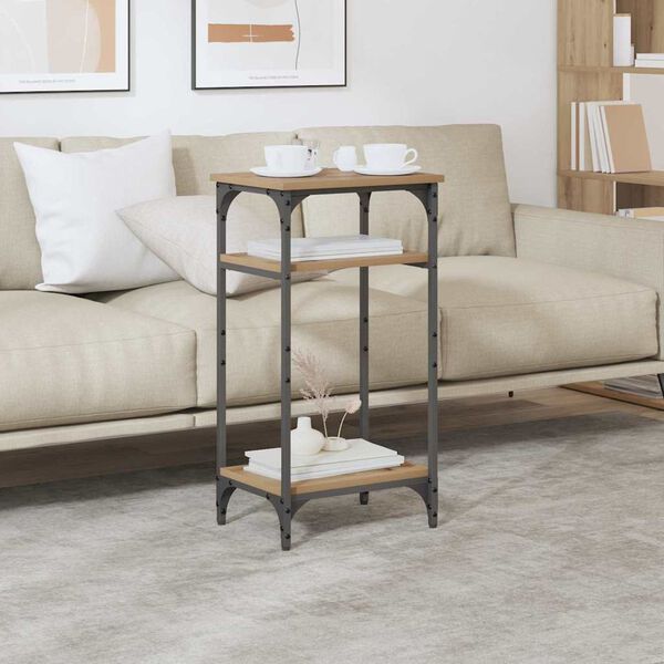 vidaXL Bočn&iacute; stůl Artisanov&yacute; dub 40 x 30 x 75 cm kompozitn&iacute; dřevo