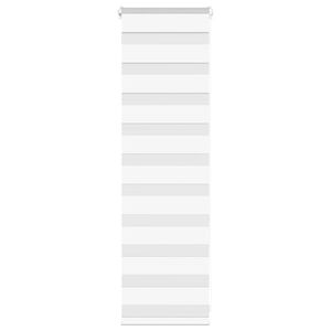 vidaXL Zebra roleta b&iacute;l&aacute; 40x100 cm &scaron;&iacute;řka l&aacute;tky 35,9 cm polyester