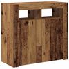 vidaXL Př&iacute;born&iacute;k s LED old wood 80 x 35 x 75 cm kompozitn&iacute; dřevo