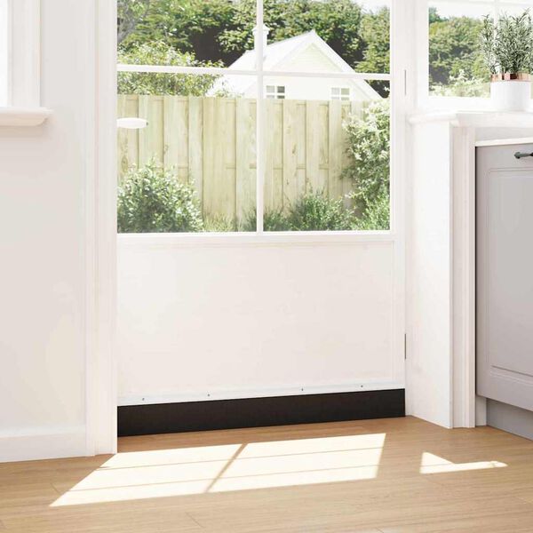 vidaXL &Scaron;roubovac&iacute; těsněn&iacute; dveřn&iacute;ho kart&aacute;če 6 pcs B&iacute;l&aacute; 100 cm