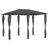 vidaXL Alt&aacute;n s kryt&yacute;mi sloupky 3 x 4 x 2,6 m antracitov&yacute; 160 g/m&sup2;