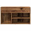 vidaXL Lavice s botn&iacute;kem old wood 80 x 30 x 45 cm kompozitn&iacute; dřevo