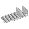 vidaXL &Scaron;estihrann&yacute; kl&iacute;č 2118 ks Stř&iacute;brn&aacute; 22 x 66 mm Ocel
