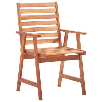 vidaXL Zahradní jídelní židle 6 ks masivní akáciové dřevo