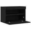 vidaXL TV wall cabinet Čern&yacute; dub 60 x 30 x 40 cm kompozitn&iacute; dřevo