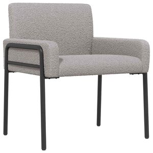 vidaXL Designov&eacute; křeslo Světle &scaron;ed&aacute; Boucl&eacute;