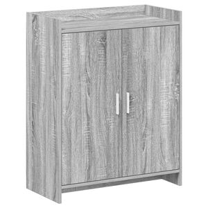 vidaXL Skř&iacute;ň na obuv &Scaron;ed&yacute; Sonoma 73,5 x 36 x 92 cm Kompozitn&iacute; dřevo
