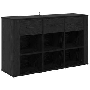 vidaXL Serv&iacute;rovac&iacute; skř&iacute;ň Čern&yacute; dub 100 x 30 x 59,5 cm Kompozitn&iacute; dřevo