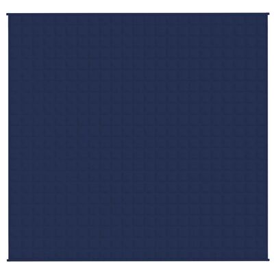 vidaXL Zátěžová deka modrá 220 x 235 cm 15 kg textil