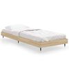 vidaXL R&aacute;m postele bez matrace dub sonoma 75 x 190 cm kompozitn&iacute; dřevo