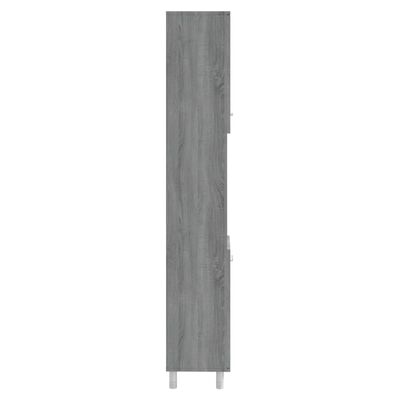 vidaXL Koupelnová skříňka šedá sonoma 30x30x179 cm kompozitní dřevo