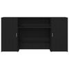 vidaXL Recepční stůl černý dub 200x50x103,5 cm kompozitní dřevo