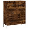 vidaXL Skř&iacute;ň highboard kouřov&yacute; dub 69,5 x 34 x 180 cm kompozitn&iacute; dřevo
