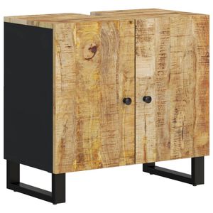 vidaXL Umyvadlov&aacute; skř&iacute;ňka 62 x 33 x 58 cm mangovn&iacute;k a kompozitn&iacute; dřevo