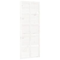 vidaXL Posuvné dveře bílé 80 x 1,8 x 214 cm masivní borové dřevo