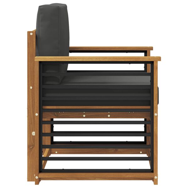 vidaXL Venkovn&iacute; pohovkov&aacute; souprava Př&iacute;rodn&iacute; 71 x 63 x 73 cm