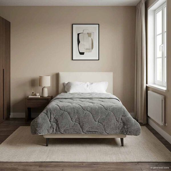 vidaXL Celoročn&iacute; přikr&yacute;vka &Scaron;něrov&aacute;n Antracit 140 x 220 cm