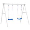 vidaXL Houpačkov&eacute; sed&aacute;ky s lany 2 ks modr&eacute; 37 x 15 cm polyethylen