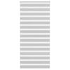 vidaXL Zebra roleta světle &scaron;ed&aacute; 100x200cm &scaron;&iacute;řka l&aacute;tky 95,9cm polyester