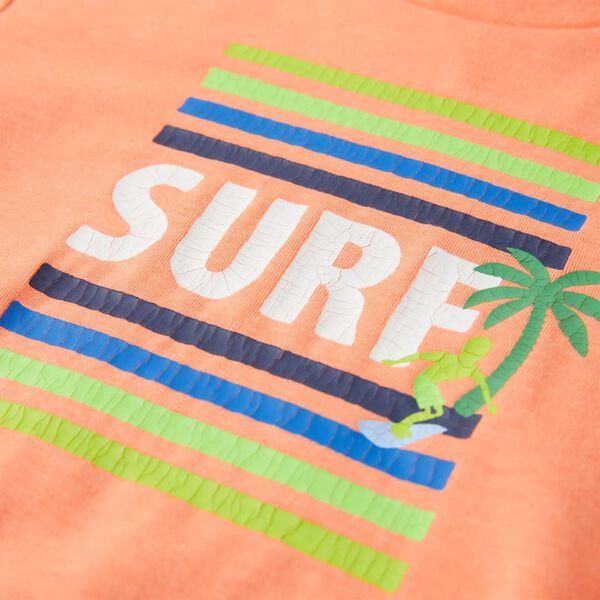 Dětsk&eacute; tričko neonově oranžov&eacute; 104