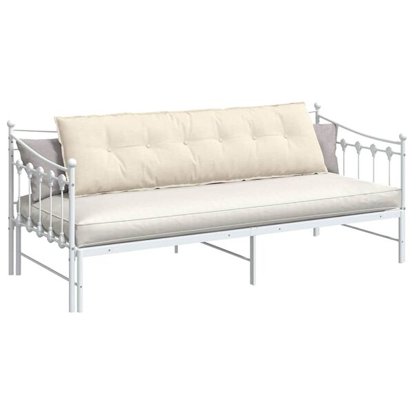 vidaXL Pol&scaron;t&aacute;ř na z&aacute;da Kr&eacute;mov&aacute; 180 x 50 cm Žebrovan&aacute; l&aacute;tka