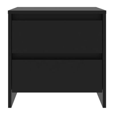 vidaXL Noční stolek černý 45 x 34,5 x 44,5 cm dřevotříska