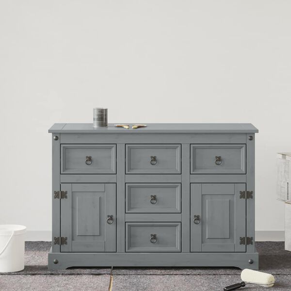 vidaXL Barva na nábytek Šedá 10 x 10 x 12,2 cm Tisk na zeď