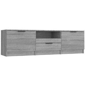 vidaXL TV skř&iacute;ňka &scaron;ed&aacute; sonoma 140 x 35 x 40 cm kompozitn&iacute; dřevo