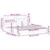 vidaXL R&aacute;m postele Viana bez matrace hněd&yacute; 180x200 cm uměl&aacute; kůže