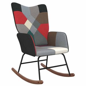 vidaXL Houpac&iacute; křeslo patchwork textil