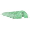 vidaXL Sklen&iacute;k s ocelov&yacute;m r&aacute;mem zelen&yacute; 120 m&sup2; 24 x 5 x 2,3 m