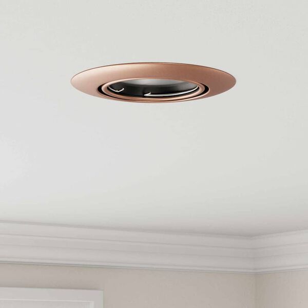 vidaXL Spotlights s reflektory 12 pcs Měděná 9 x 9 cm kov