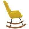 vidaXL Houpac&iacute; křeslo žlut&eacute; samet