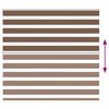 vidaXL Zebra roleta hněd&aacute; 165x150 cm &scaron;&iacute;řka l&aacute;tky 160,9 cm polyester