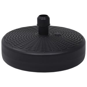 vidaXL Stojan na slunečn&iacute;k plněn&yacute; vodou/p&iacute;skem 24 l čern&yacute;