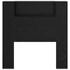 vidaXL Čelo postele Černý dub 100 x 15 x 103,5 cm kompozitní dřevo