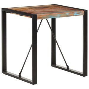 vidaXL J&iacute;deln&iacute; stůl 70 x 70 x 75 cm masivn&iacute; recyklovan&eacute; dřevo