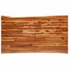 vidaXL Jídelní stůl s živou hranou 140x80x75 cm masivní akáciové dřevo