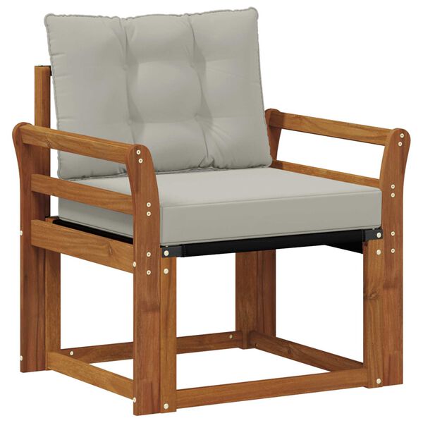 vidaXL Venkovn&iacute; pohovkov&aacute; souprava Masivn&iacute; ak&aacute;ciov&eacute; dřevo a Textilene