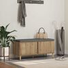 vidaXL Chodbičkov&aacute; lavice s pol&scaron;t&aacute;řem Artisanov&yacute; dub 60 x 38 x 46 cm