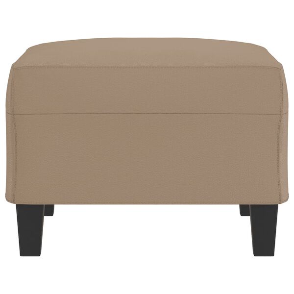 vidaXL Podnožka cappuccino 70x55x41 cm uměl&aacute; kůže