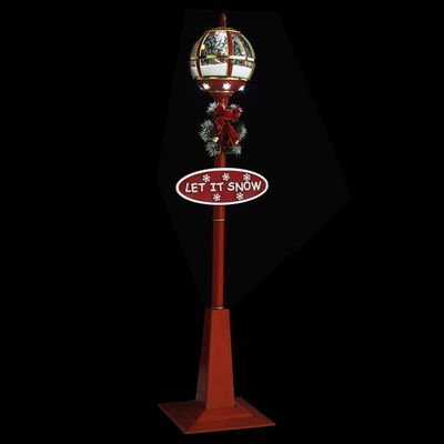 vidaXL Vánoční pouliční lampa se Santou 175 cm LED